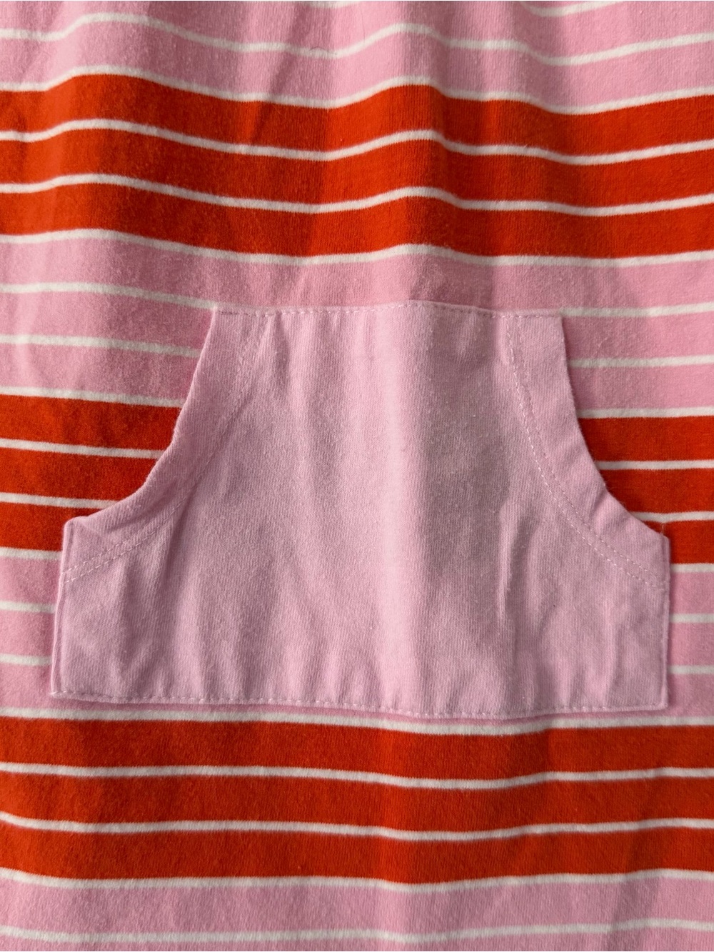 Toobydoo New York Striped Play Dress Pink Orange Cotton Size 12-18M - Picture 2 of 6